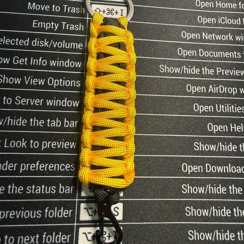 The Honeycomb Lanyard: Cobra Weave Fob by BEEKEEPER - Picture 2 of 2